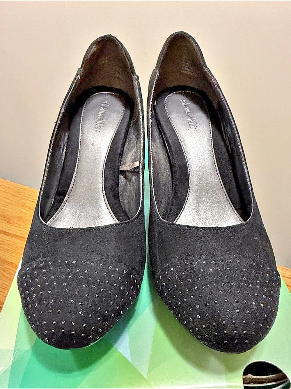 Sole Sensibility Black Heels 7.5 Women